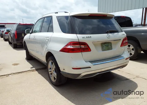 2014 Mercedes-Benz Ml 350 4Matic z USA, uszkodzony, nr VIN 4JGDA5HB1EA439030